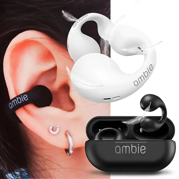 Ambie Wireless Ear Clip Headphones Ear Cuffs Sport Outdoor