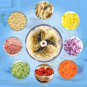 Multi Function Mini Hand Crank Food Processor Vegetable Slicer Chopper Grater (random Color)